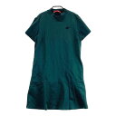 BEAMS GOLF ビームスゴルフ ハイネック 半袖ワンピース カーキ系 M 【中古】ゴルフウェア レディース