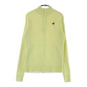 LE COQ GOLF ルコックゴルフ ハーフジップ 長袖ニットシャツ グリーン系 L 【中古】ゴルフウェア レディース