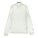 PEARLY GATES パーリーゲイツ 2024年モデル ハイネック 長袖Tシャツ ホワイト系 1 【中古】ゴルフウェア レディース