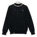 MASTER BUNNY EDITION マスターバニーエディション ハイネック ニット セーター ブラック系 0 【中古】ゴルフウェア レディース