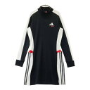 ADIDAS GOLF アディダスゴルフ 2024年モデル ハイネック 長袖ワンピース W JL3 DRESS ブラック系 M 【中古】ゴルフウェア レディース