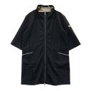 HEAL CREEK ヒールクリーク MUNITALP 5分袖 ジップワンピース ブラック系 42 【中古】ゴルフウェア レディース