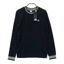 ADIDAS GOLF アディダスゴルフ 2024年 ニット セーター ブラック系 S 【中古】ゴルフウェア レディース