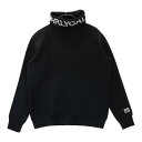PEARLY GATES パーリーゲイツ 2023年 タートル ニット セーター ネイビー系 1 【中古】ゴルフウェア レディース