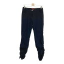 marie claire sport マリクレール スポール 裏起毛パンツ ブラック系 LL 【中古】ゴルフウェア レディース