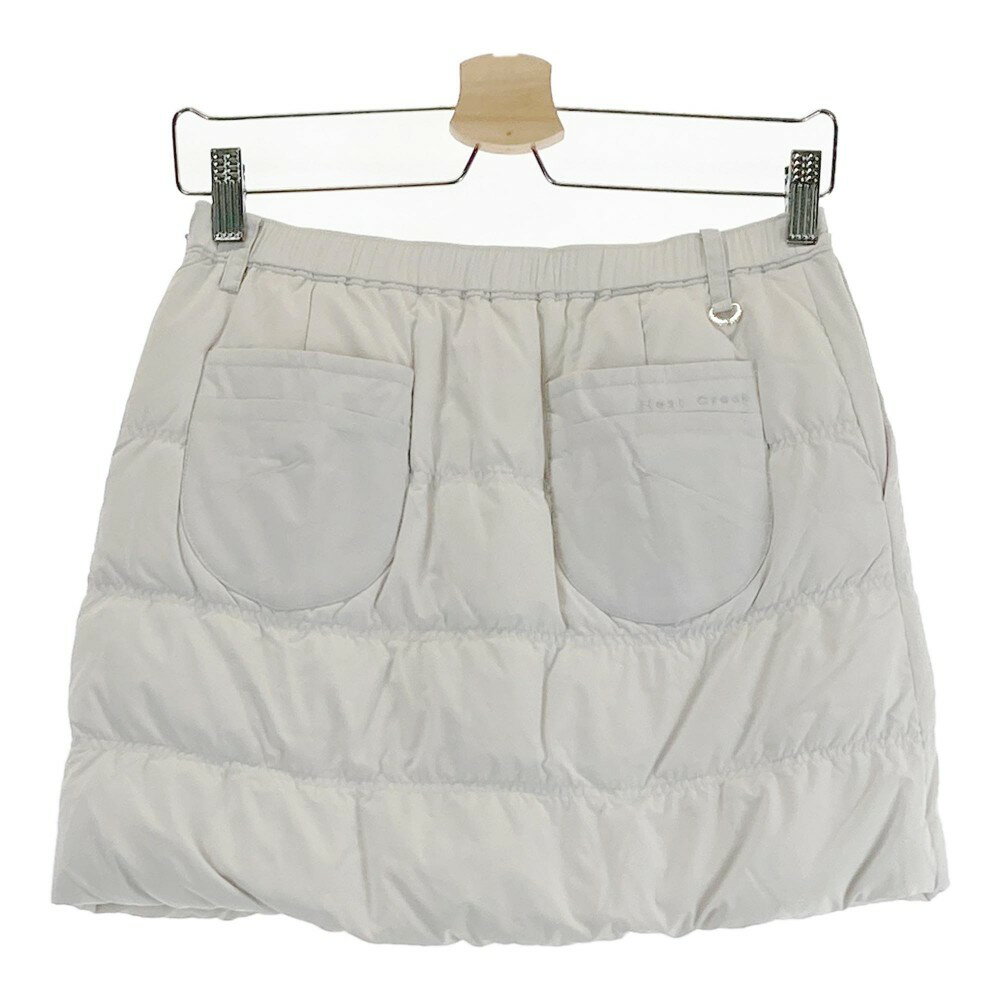 HEAL CREEK ヒールクリーク ダウンスカート ホワイト系 38 【中古】ゴルフウェア レディース