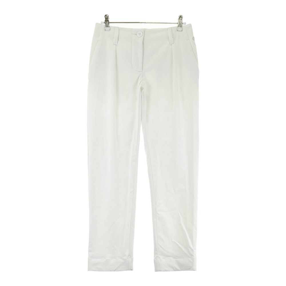 ADIDAS GOLF アディダスゴルフ パンツ ホワイト系 M 【中古】ゴルフウェア レディース