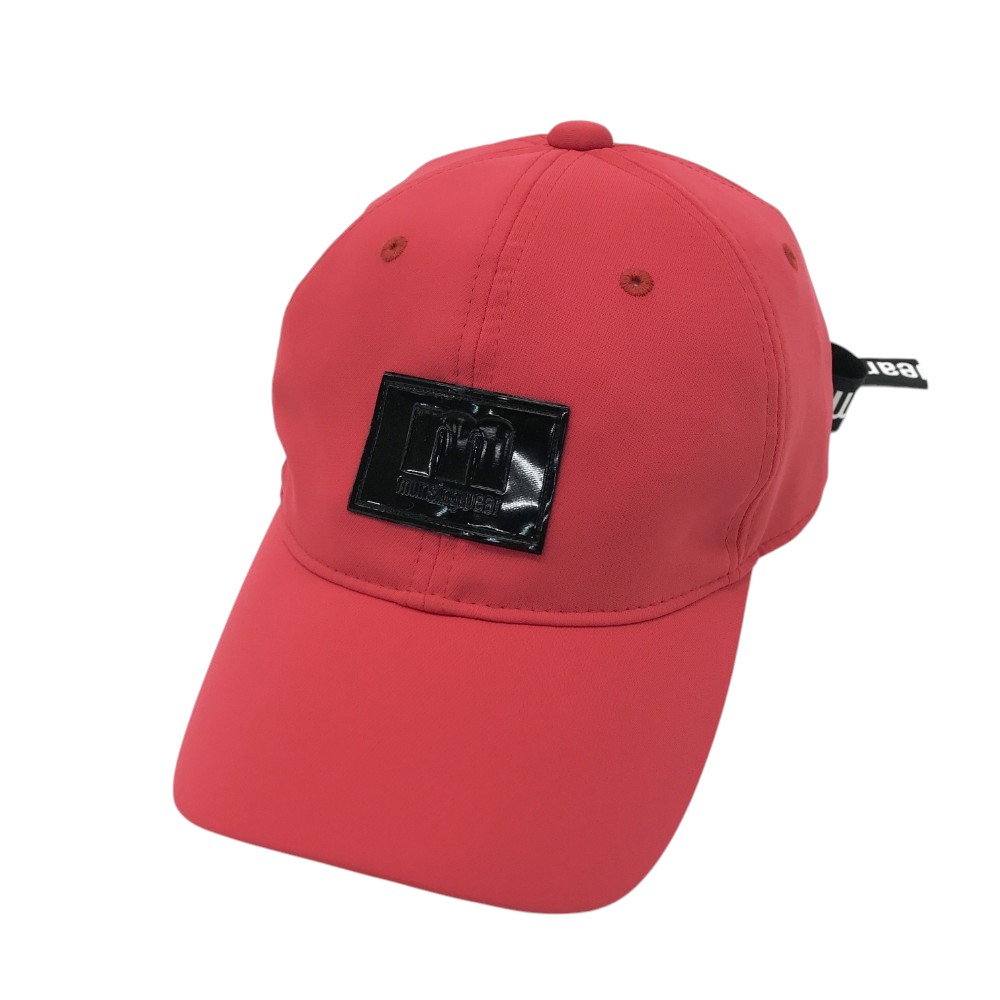 MUNSING WEAR マンシングウェア 2023年モデル キャップ リボン付 レッド系 F(55-59cm) 【中古】ゴルフウェア