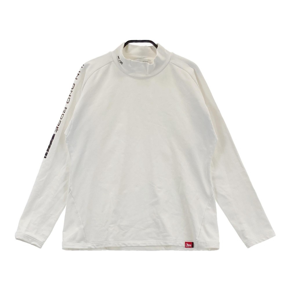 JUN&ROPE ジュン アンド ロペ ハイネック 長袖Tシャツ 裏起毛 ホワイト系 L 【中古】ゴ