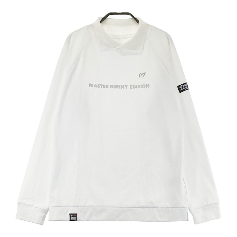 MASTER BUNNY EDITION マスターバニーエディション 裏起毛 襟付 長袖Tシャツ ホワイト系 1 【中古】ゴルフウェア レディース