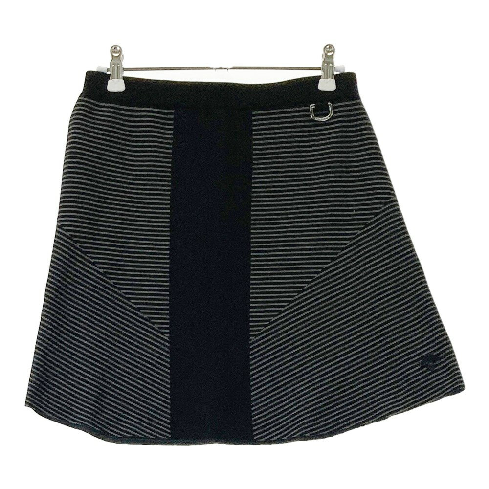 DESCENTE GOLF デサントゴルフ スカート ブラック系 S 【中古】ゴルフウェア レディース