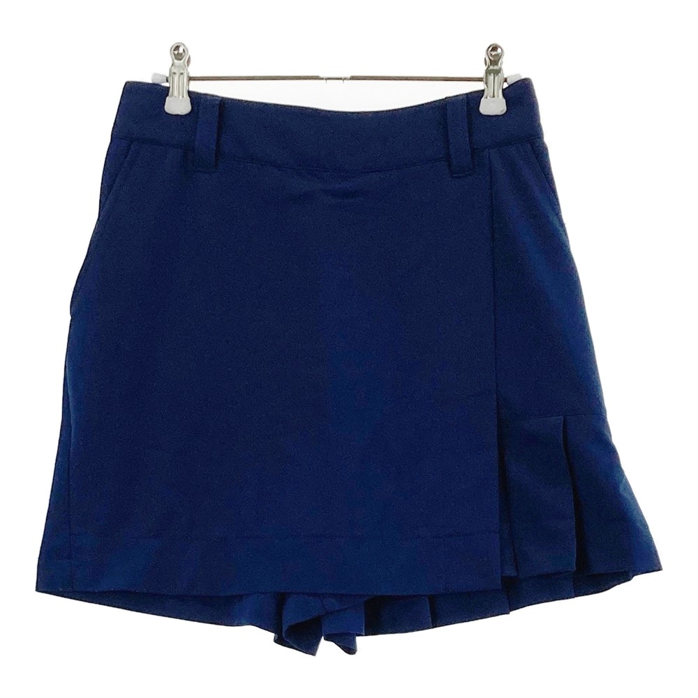 LOUD MOUTH ラウドマウス キュロットスカート プリーツ切替 ネイビー系 M 【中古】ゴルフウェア レディース