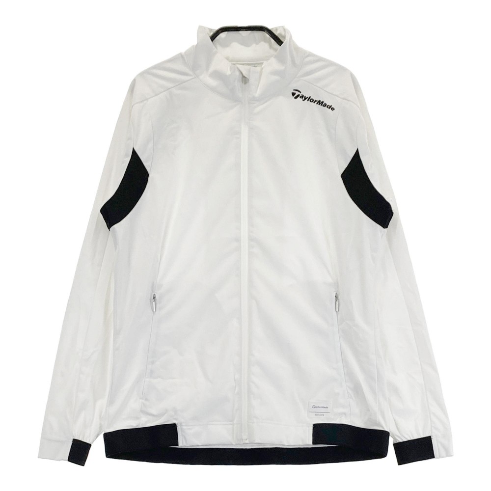 TAYLOR MADE テーラーメイド 長袖 ジップジャケット ホワイト系 M 【中古】ゴルフウェア レディース