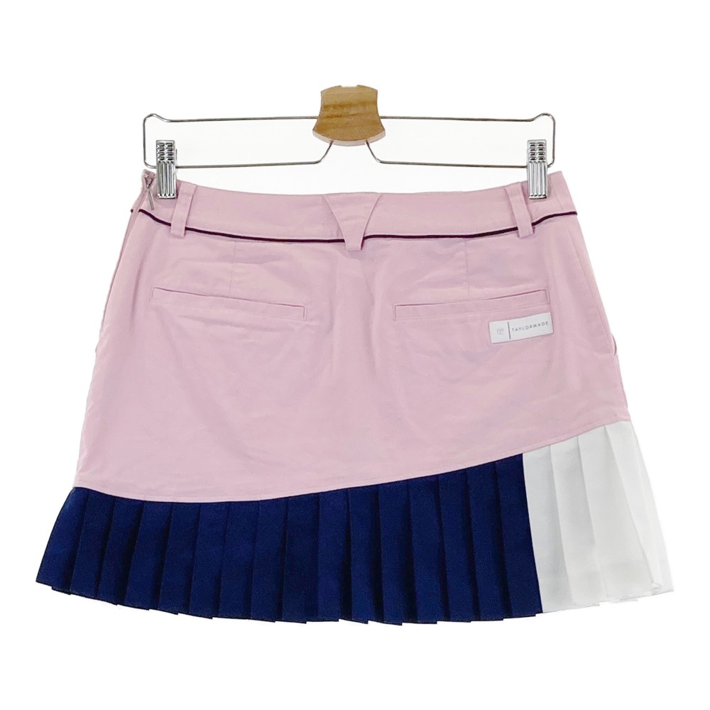 TAYLOR MADE テーラーメイド 2022年 インナー付 プリーツスカート ピンク系 M 【中古】ゴルフウェア レディース
