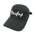BRIEFING GOLF ブリーフィング キャップ リボン ブラック系 FREE 【中古】ゴルフウェア