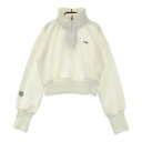 CPG GOLF シーピージーゴルフ シャギータッチ ショート丈 ニット ホワイト系 2 【中古】ゴルフウェア レディース