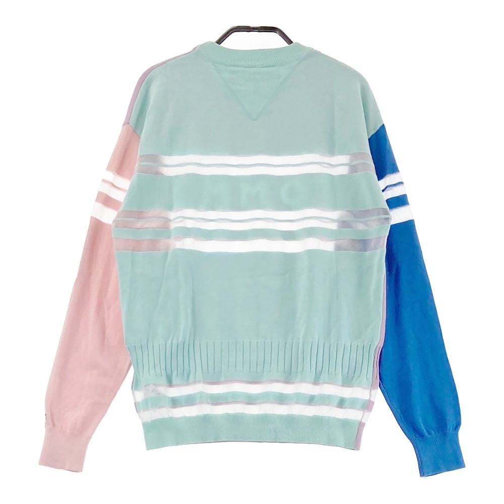 TOMMY HILFIGER GOLF トミー ヒルフィガーゴルフ THLA102 ニットセーター パープル系 M 【中古】ゴルフウェア レディース