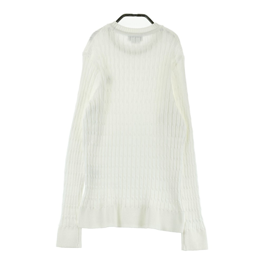 MUNSING WEAR マンシングウェア ニットセーター ホワイト系 M 【中古】ゴルフウェア レディース