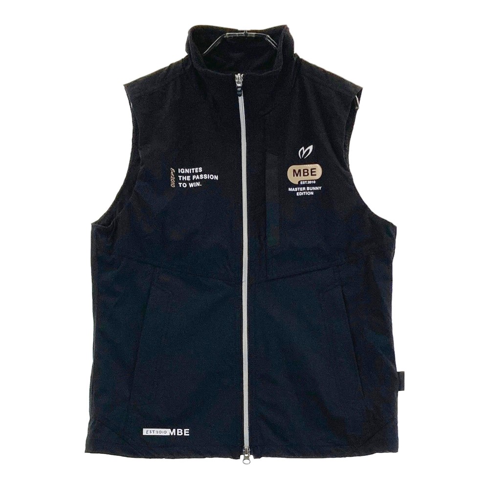 MASTER BUNNY EDITION マスターバニーエディション 2024年モデル ジップベスト ブラック系 0 【中古】ゴルフウェア レディース