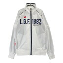 LE COQ GOLF ルコックゴルフ 2WAY裏メッシュジップジャケット ホワイト系 サイズタグ切取り 【中古】ゴルフウェア レディース