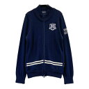 PEARLY GATES パーリーゲイツ ニットジップジャケット ネイビー系 1 【中古】ゴルフウェア レディース