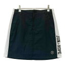 JUN&ROPE ジュン アンド ロペ インナー付きスカート メッシュ ブラック系 L 【中古】
