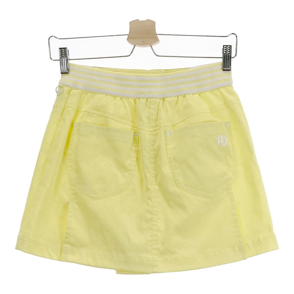 ADABAT アダバット インナー付 スカート イエロー系 36 【中古】ゴルフウェア レディース