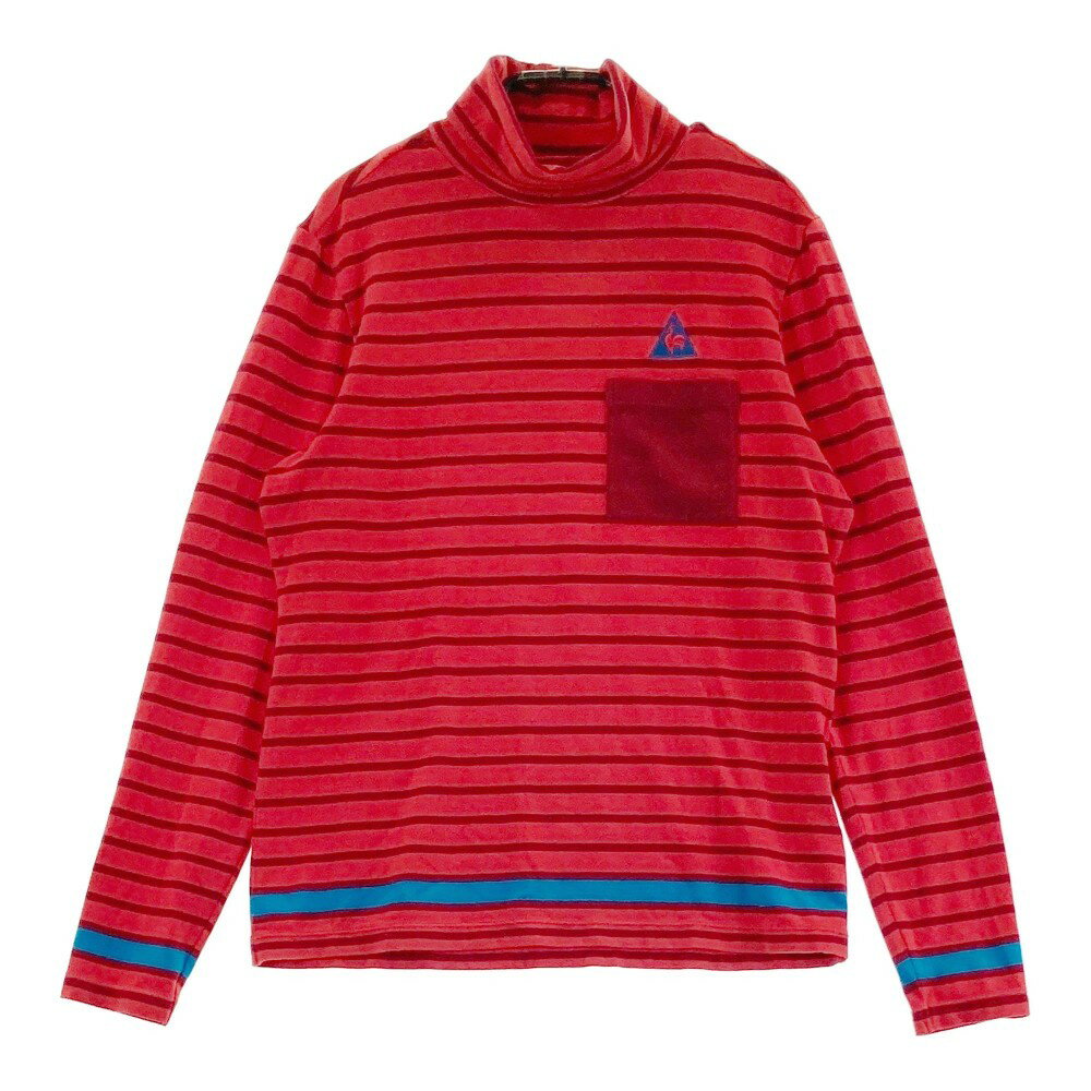 商品管理番号 240101448053 ブランド LE COQ GOLF ルコックゴルフ アイテム ハイネック 長袖Tシャツ モデル・品番 2024年モデル 表記サイズ M 実寸 肩幅：35cm / 身幅：43.5cm / 着丈：54.5cm / 袖丈：53cm 素材 写真をご参照ください。 状態 B ネック・袖口毛羽立ちが見受けられます 付属品 状態評価ランク 説明 N 新品同様の商品 S 未使用 A 未使用に近い A- 目立った傷や汚れなし B やや傷や汚れあり B- 傷や汚れあり C 使用感または目立つ傷や汚れがある商品 D ジャンク品　