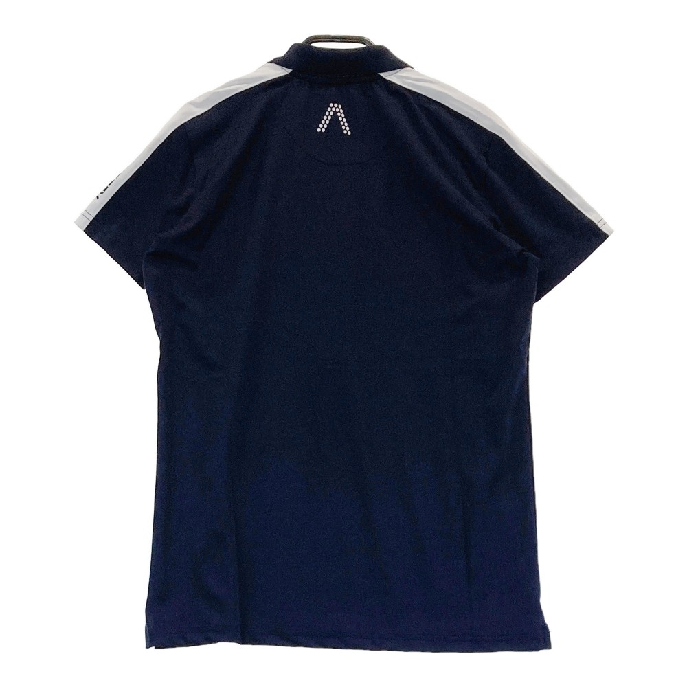 ALBERTO アルベルト 半袖ポロシャツ ネイビー系 L 【中古】ゴルフウェア レディース