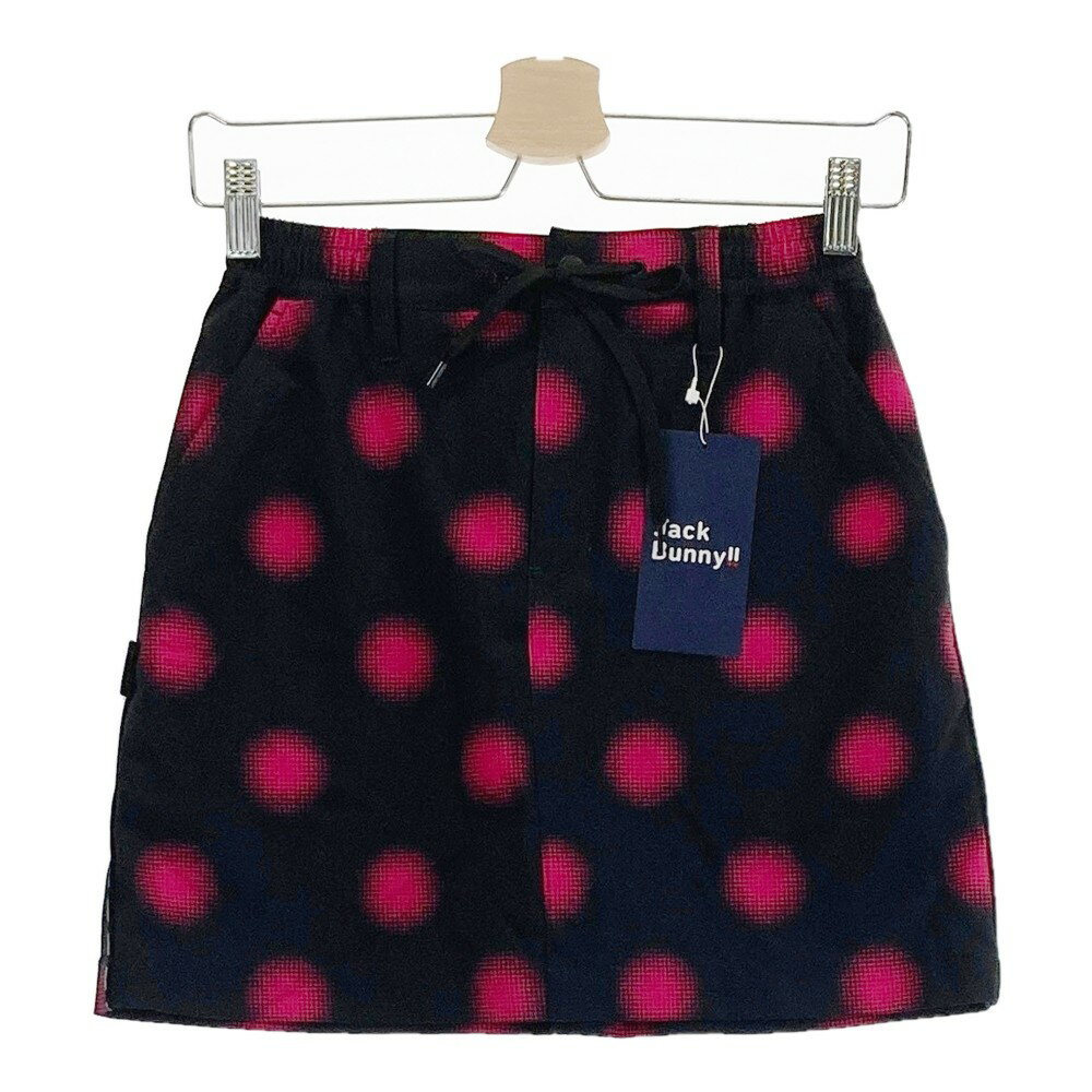 JACK BUNNY ジャックバニー 2023年モデル インナー付き ストレッチスカート ブラック系 1 【中古】ゴル..