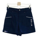 FILA GOLF フィラゴルフ キュロットパンツ ネイビー系 L 【中古】ゴルフウェア レディース