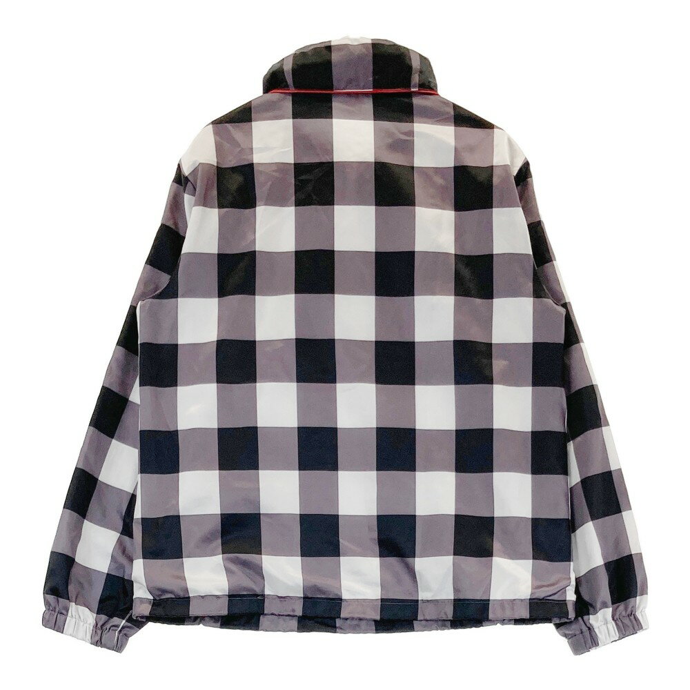 ARCHIVIO アルチビオ ハーフジップ ブルゾン チェック柄 グレー系 38 【中古】ゴルフウェア レディース