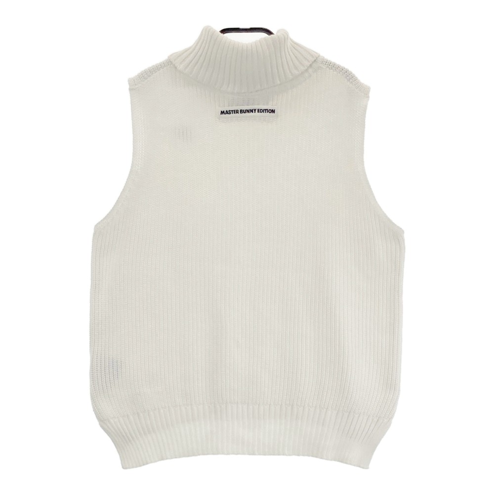 MASTER BUNNY EDITION マスターバニーエディション ハイネック ベスト ホワイト系 1 【中古】ゴルフウェア レディース