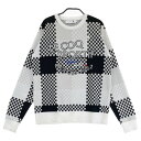 LE COQ GOLF ルコックゴルフ ニットセーター グレー系 L 【中古】ゴルフウェア レディース