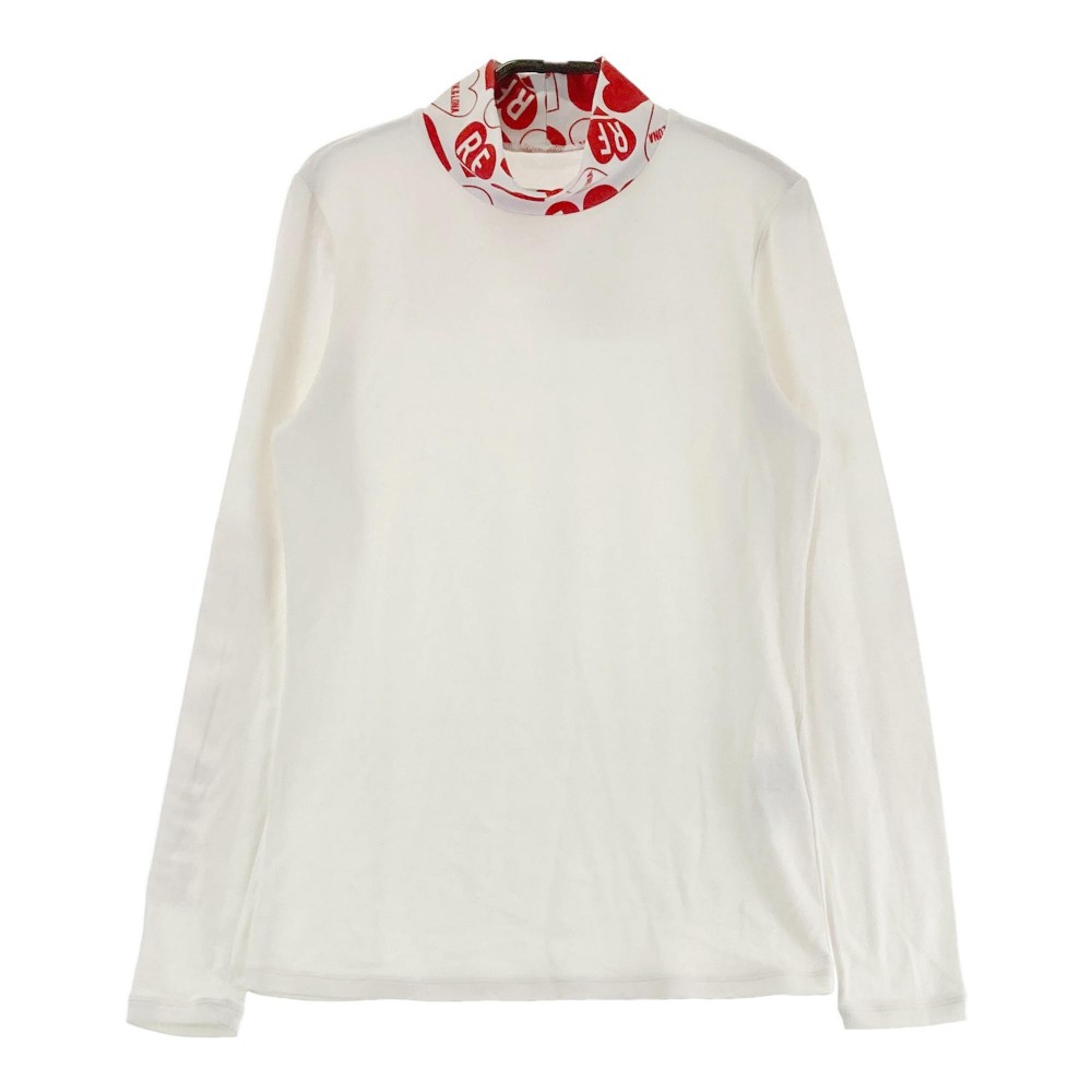 MARK&LONA マークアンドロナ 長袖ハイネックTシャツ ホワイト系 38 【中古】ゴルフウェア レディース