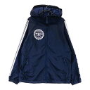 ROSASEN ロサーセン 裏メッシュ ジップパーカー ジャケット ネイビー系 M 【中古】ゴルフウェア レディース