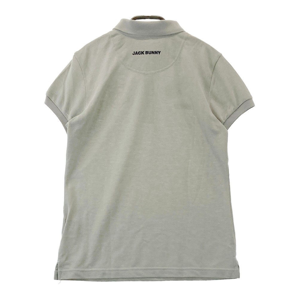 JACK BUNNY ジャックバニー 半袖ポロシャツ グレー系 1 【中古】ゴルフウェア レディース