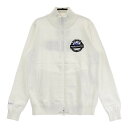 PEARLY GATES パーリーゲイツ ニット 長袖 ジップジャケット ホワイト系 0 【中古】ゴルフウェア レディース