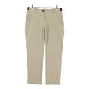 BRIEFING GOLF ブリーフィング 2023年モデル クロップドパンツ ベージュ系 S 【中古】ゴルフウェア レディース