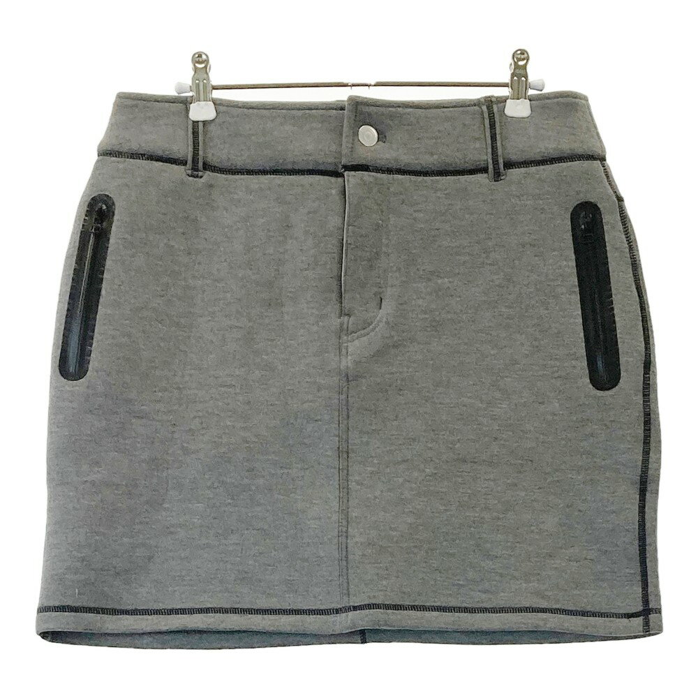 VIVA HEART ビバハート ストレッチスカート グレー系 42 【中古】ゴルフウェア レディース