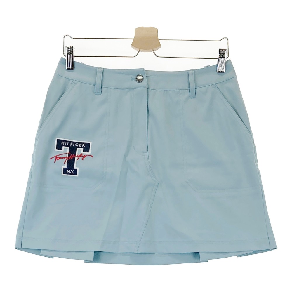 TOMMY HILFIGER GOLF トミー ヒルフィガーゴルフ ストレッチスカート ブルー系 L 【中古】ゴルフウェア..