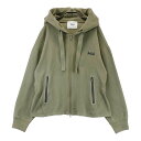 PGG PEARLY GATES パーリーゲイツ バックフレア 長袖ニットジャケット カーキ系 0 【中古】ゴルフウェア レディース