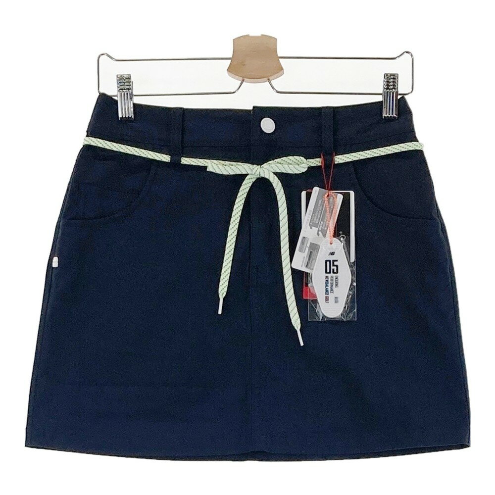NEW BALANCE GOLF ニューバランス ストレッチスカート ネイビー系 1 【中古】ゴルフウェア レディース