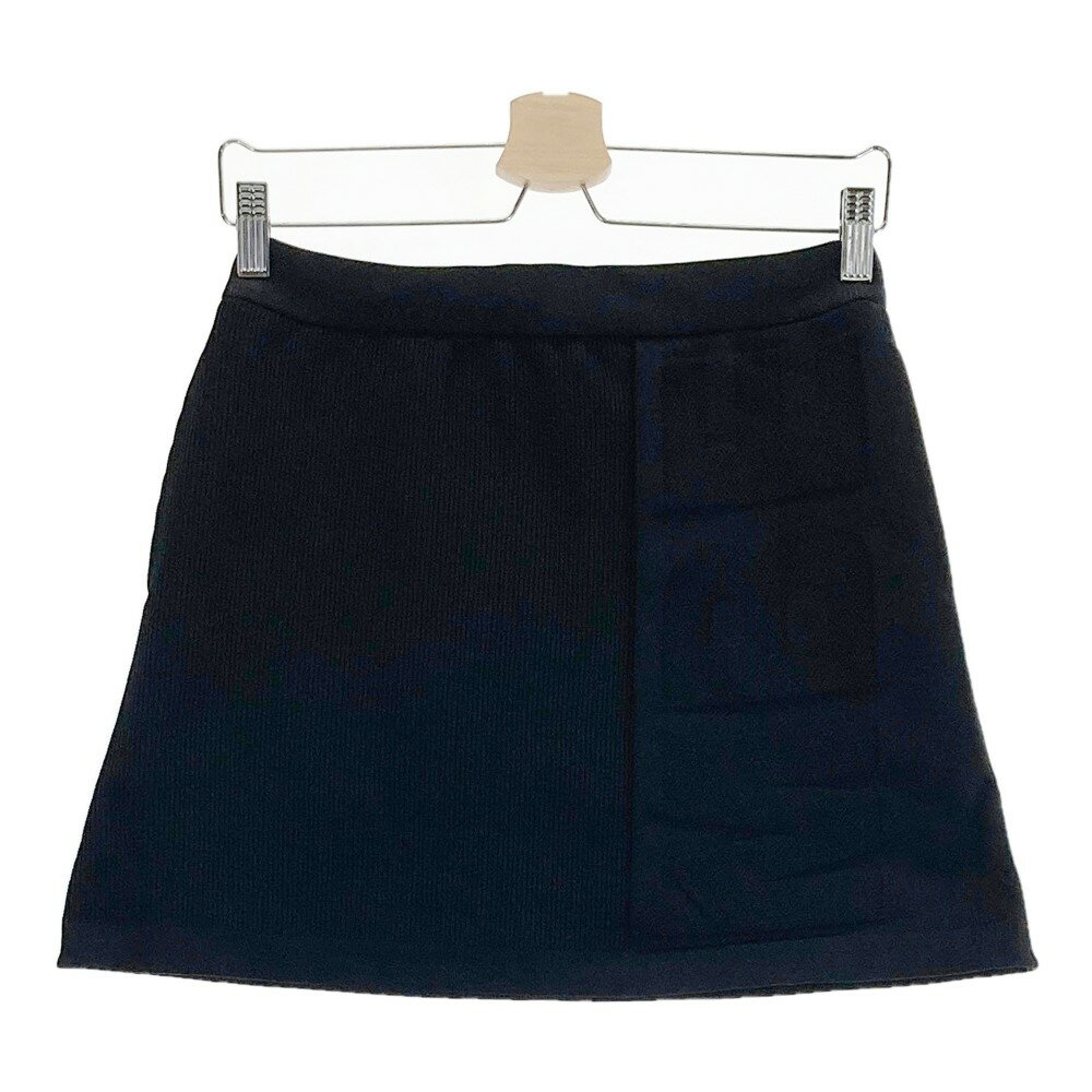 MASTER BUNNY EDITION マスターバニーエディション 裏地付き ニットスカート ブラック系 0 【中古】ゴ..