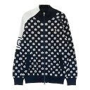 PEARLY GATES パーリーゲイツ 2023年 ニットジャケット ネイビー系 0 【中古】ゴルフウェア レディース