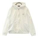 23区GOLF ニジュウサンクゴルフ ジップパーカー ホワイト系 3 【中古】ゴルフウェア レディース