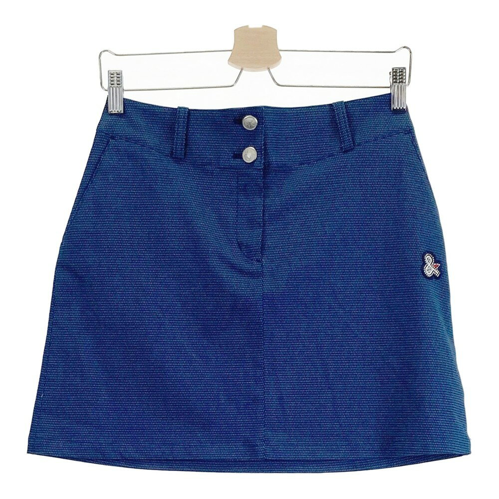 AND PER SE アンパスィ スカート ネイビー系 M 【中古】ゴルフウェア レディース