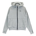 CALLAWAY キャロウェイ スウェット ジップパーカー グレー系 S 【中古】ゴルフウェア レディース