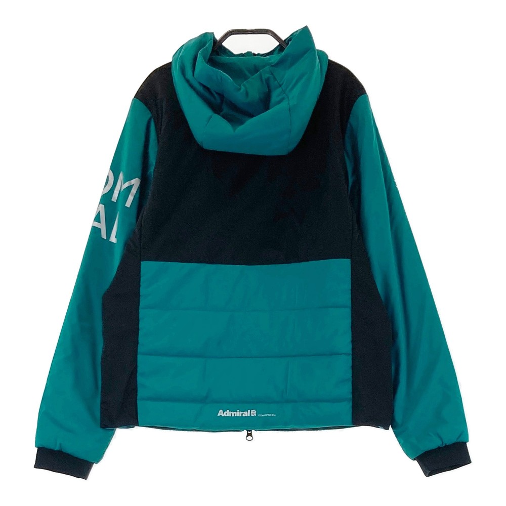 ADMIRAL アドミラル 中綿 ジップジャケット パーカー ブルー系 M 【中古】ゴルフウェア レディース