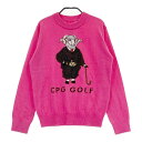 CPG GOLF シーピージーゴルフ 2024年モデル ニットセーター ピンク系 1 【中古】ゴルフウェア レディース